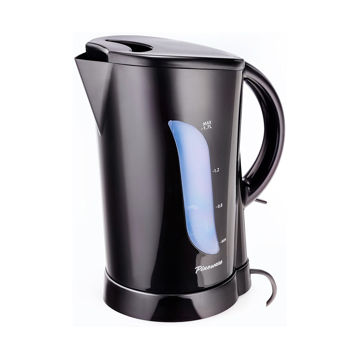 Pineware Black Cordless Kettle 1.7L PCPK20B
