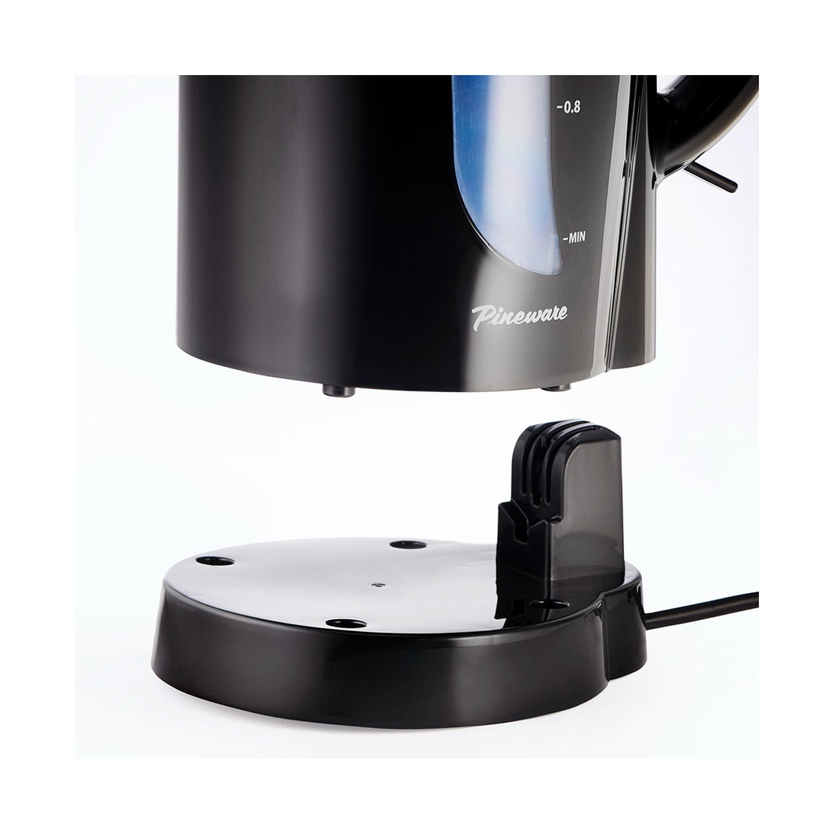Pineware Black Cordless Kettle 1.7L PCPK20B