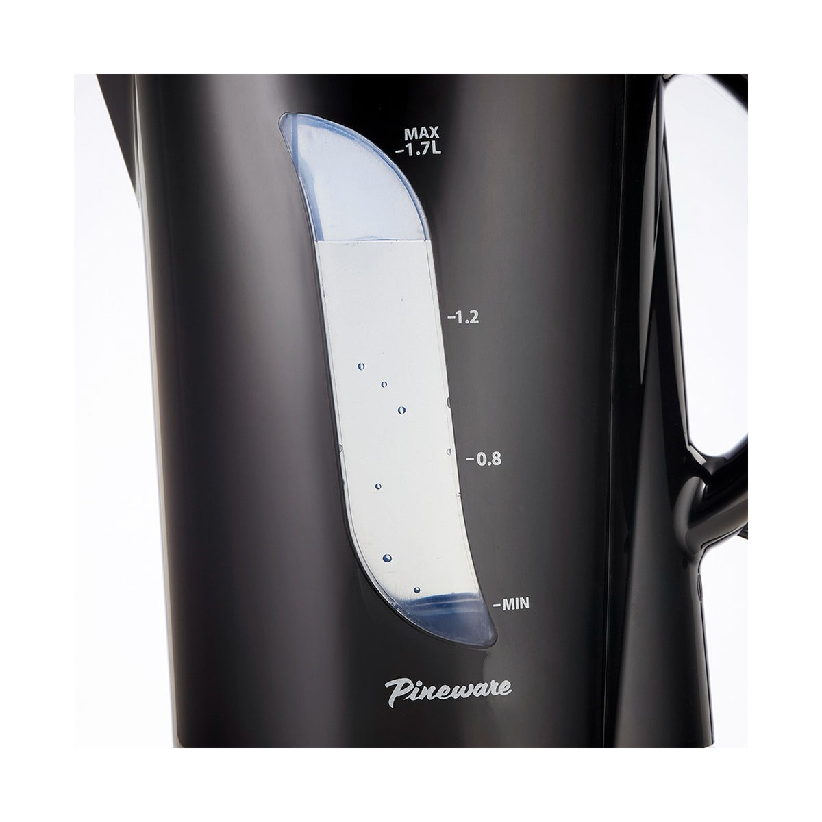 Pineware Black Cordless Kettle 1.7L PCPK20B