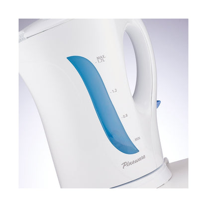 Pineware White 1.7L Cordless Kettle PCPK03