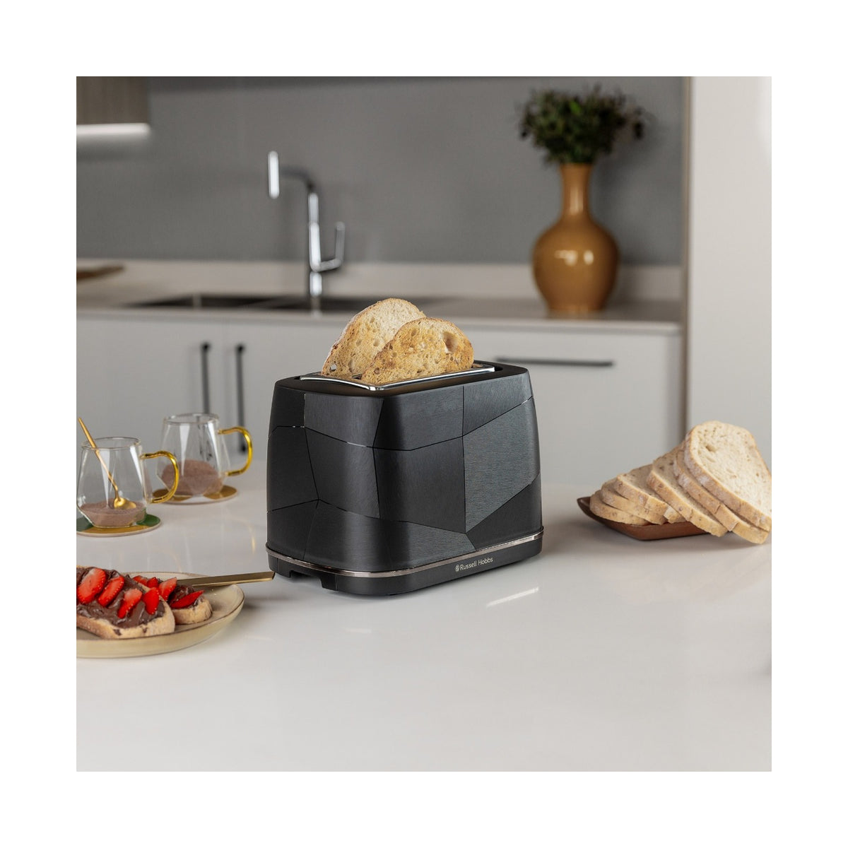 Russell Hobbs Geo Edge 2 Slice Toaster RHPT03