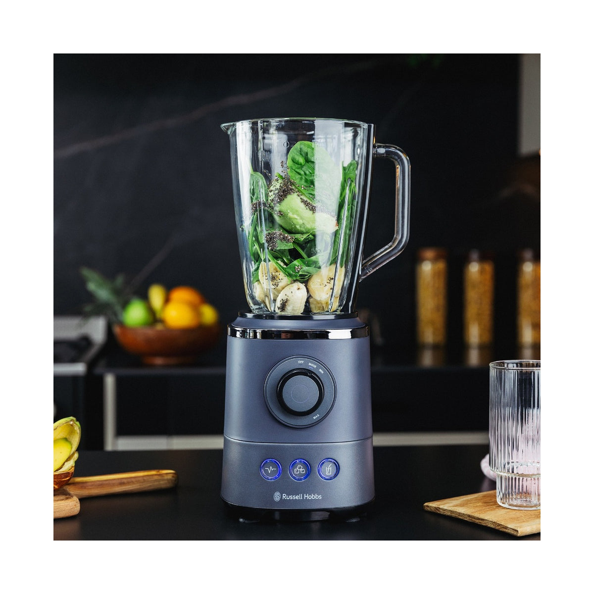 Russell Hobbs Velocity Dark 1.5L Jug Blender RHB356