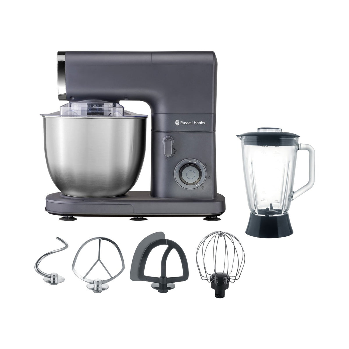 Russell Hobbs Velocity Dark 5.5L Stand Bowl Mixer RHSBM625