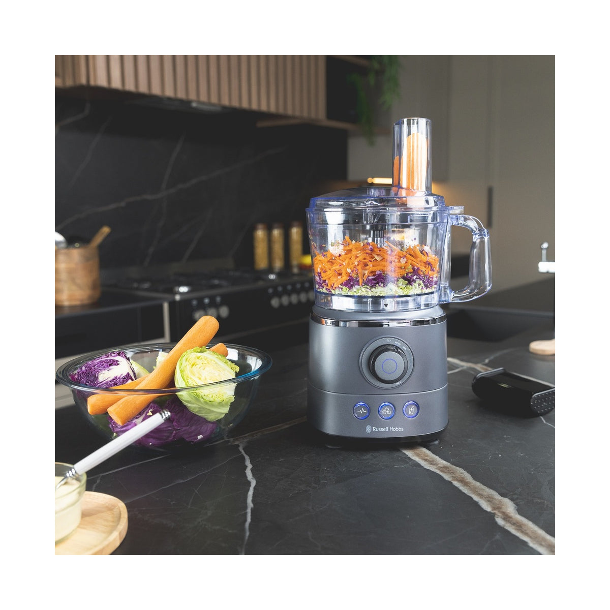 Russell Hobbs Velocity Dark Food Processor RHFP329