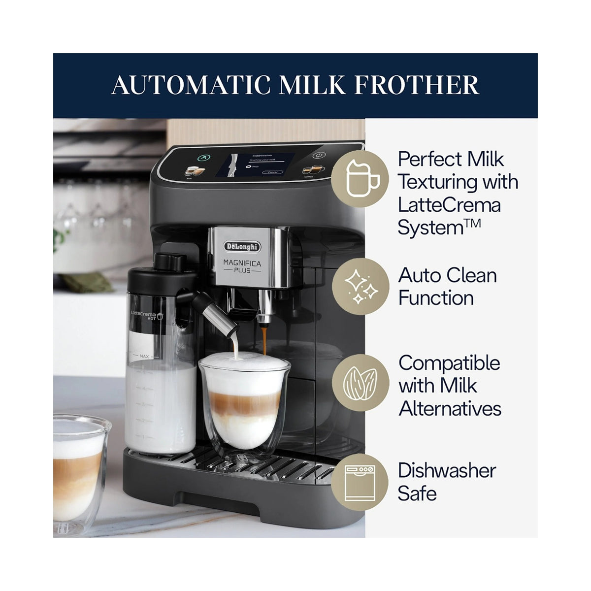 Delonghi Magnifica Plus Coffee Machine ECAM320.61.G
