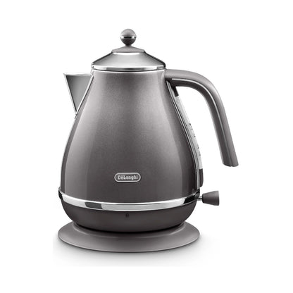 Delonghi Icona Metallics 1.7L Electric Kettle -Iridescent Grey 