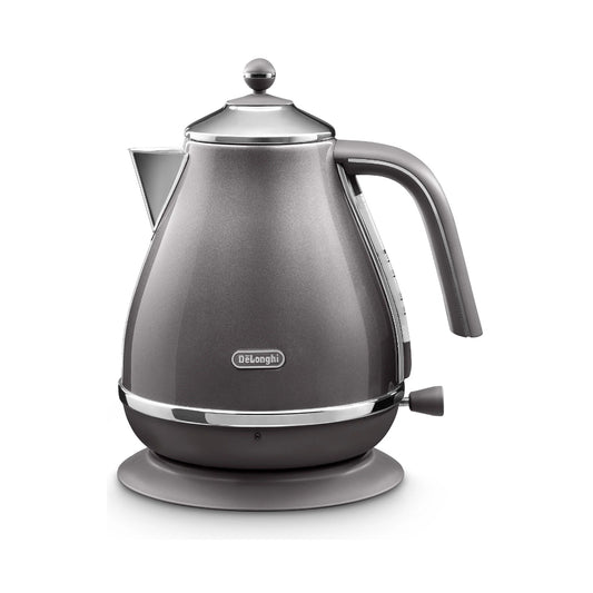 Delonghi Icona Metallics 1.7L Electric Kettle -Iridescent Grey 