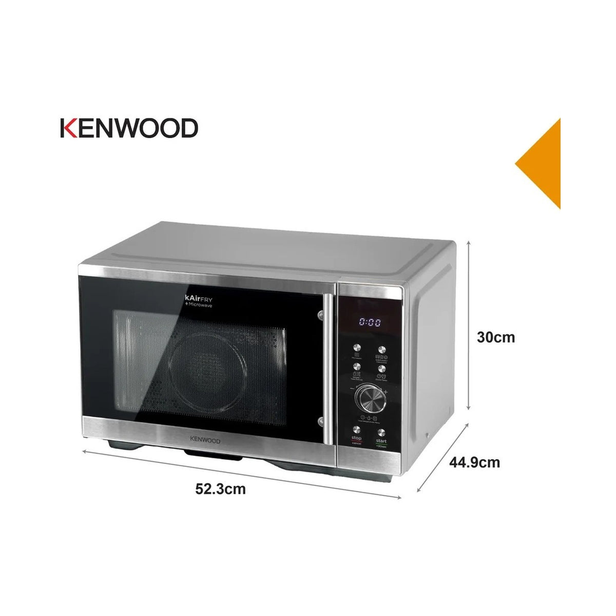 Kenwood Air Fryer Microwave & Grill Combi 30L Stainless Steel  MWA30.Z00SS