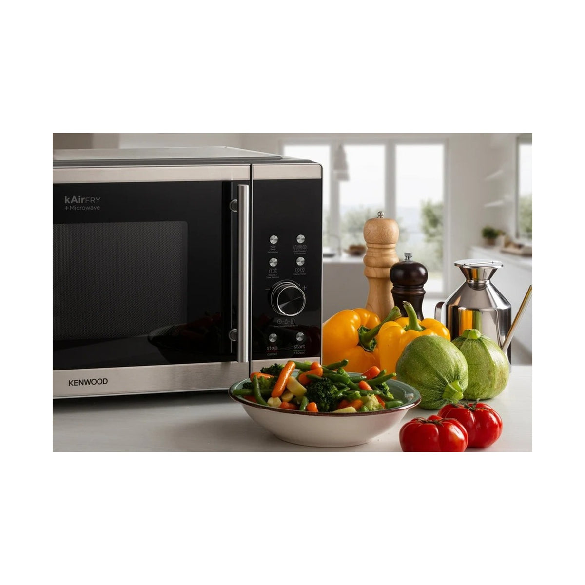 Kenwood Air Fryer Microwave & Grill Combi 30L Stainless Steel  MWA30.Z00SS