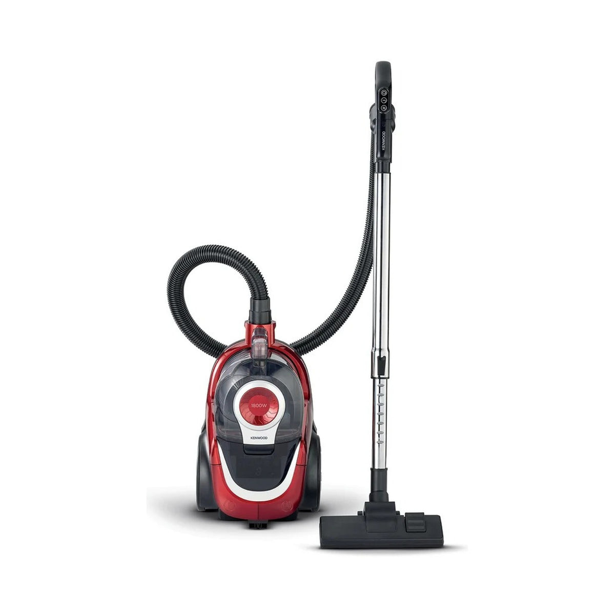 Kenwood High Power Bagless Cyclonic Vacuum Cleaner Black Red VBP75.000BR
