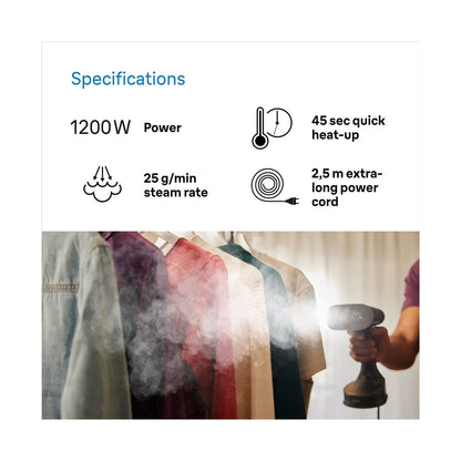 Braun Garment Steamer QuickStyle5 1200W GS5031BL