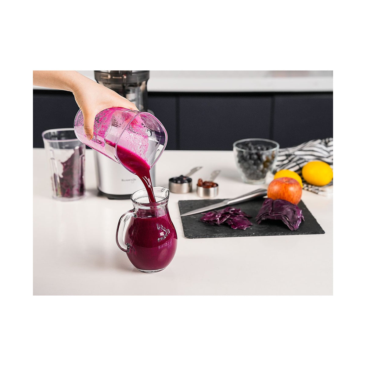 Kuvings Auto6 Matt White Silver Cold Press Juicer