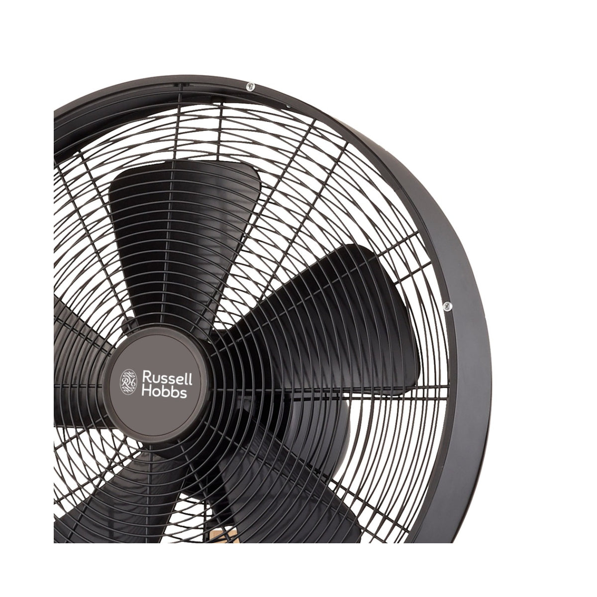 Russell Hobbs 40cm Metal & Wood Pedestal Fan RHMWPF4-25