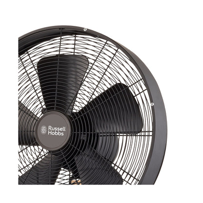 Russell Hobbs 40cm Metal & Wood Pedestal Fan RHMWPF4-25