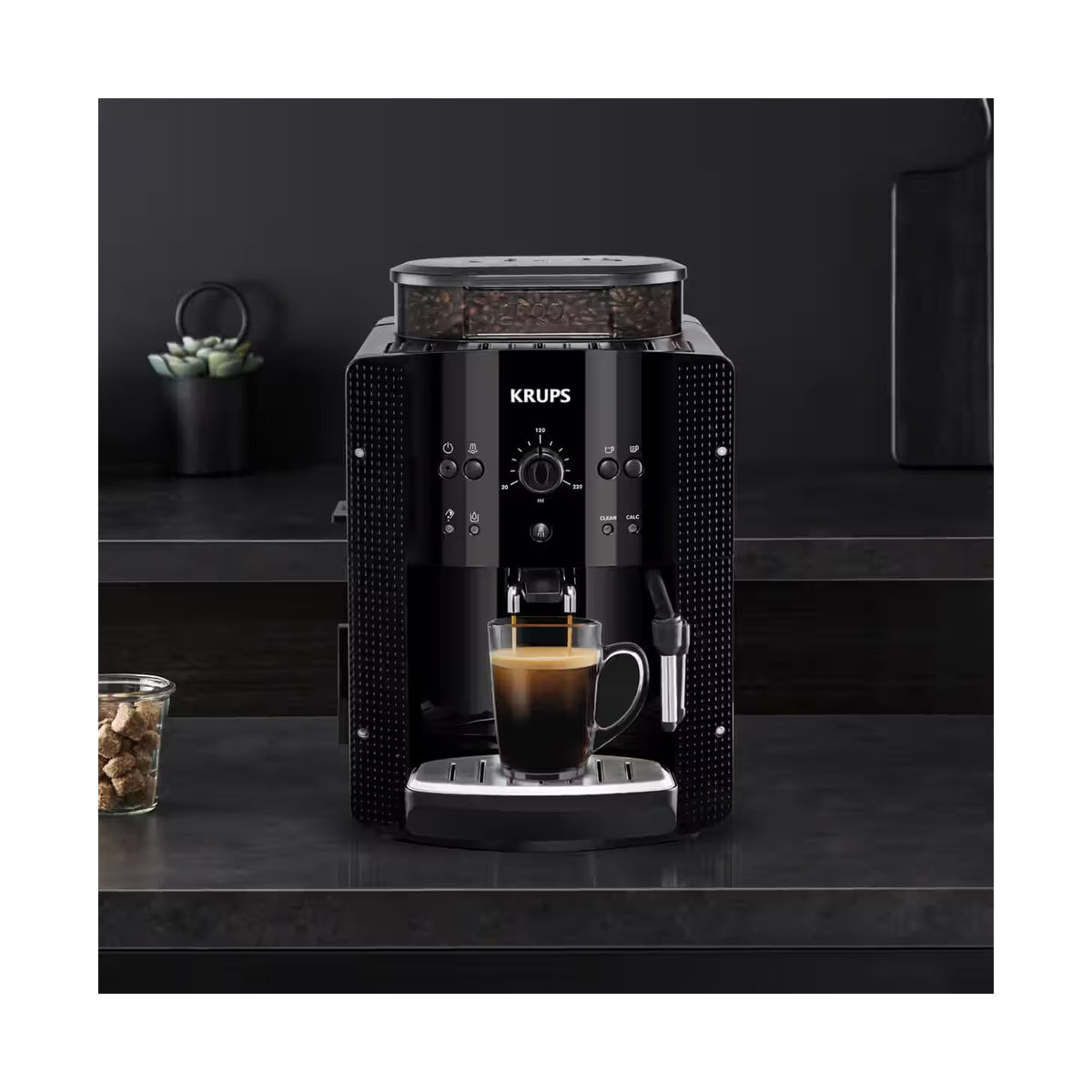 Krups Essential Espresso Fully Automatic Bean to Cup Coffee Machine EA810870