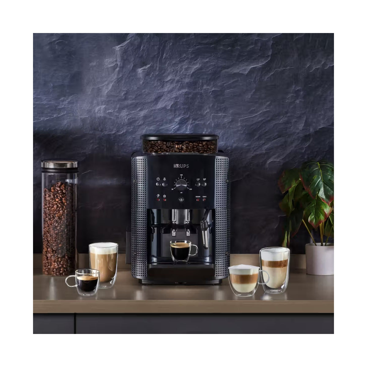 Krups Essential Espresso Fully Automatic Bean to Cup Coffee Machine EA810870