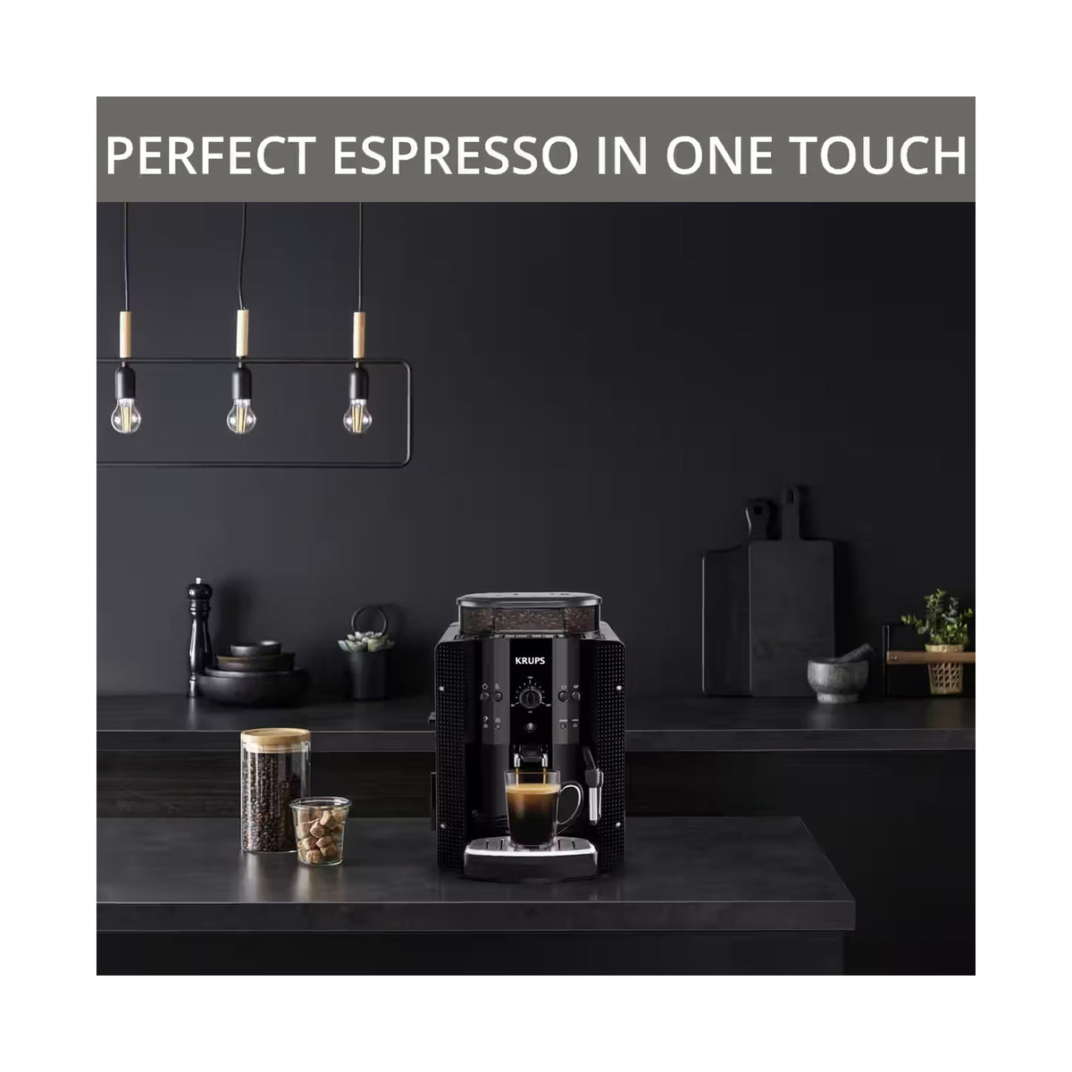 Krups Essential Espresso Fully Automatic Bean to Cup Coffee Machine EA810870