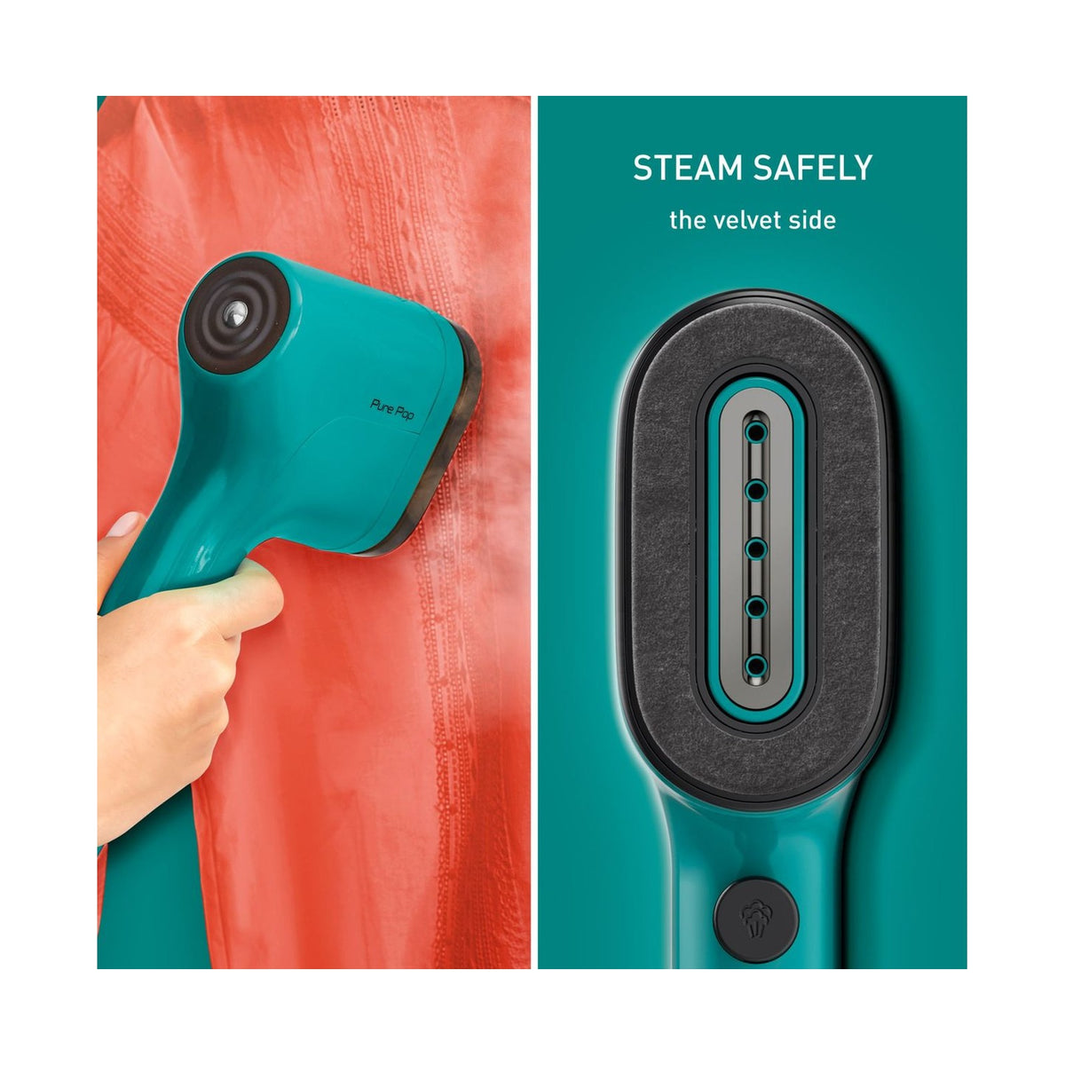 Tefal Pure Pop Handheld Garment Steamer Green DT2024E1