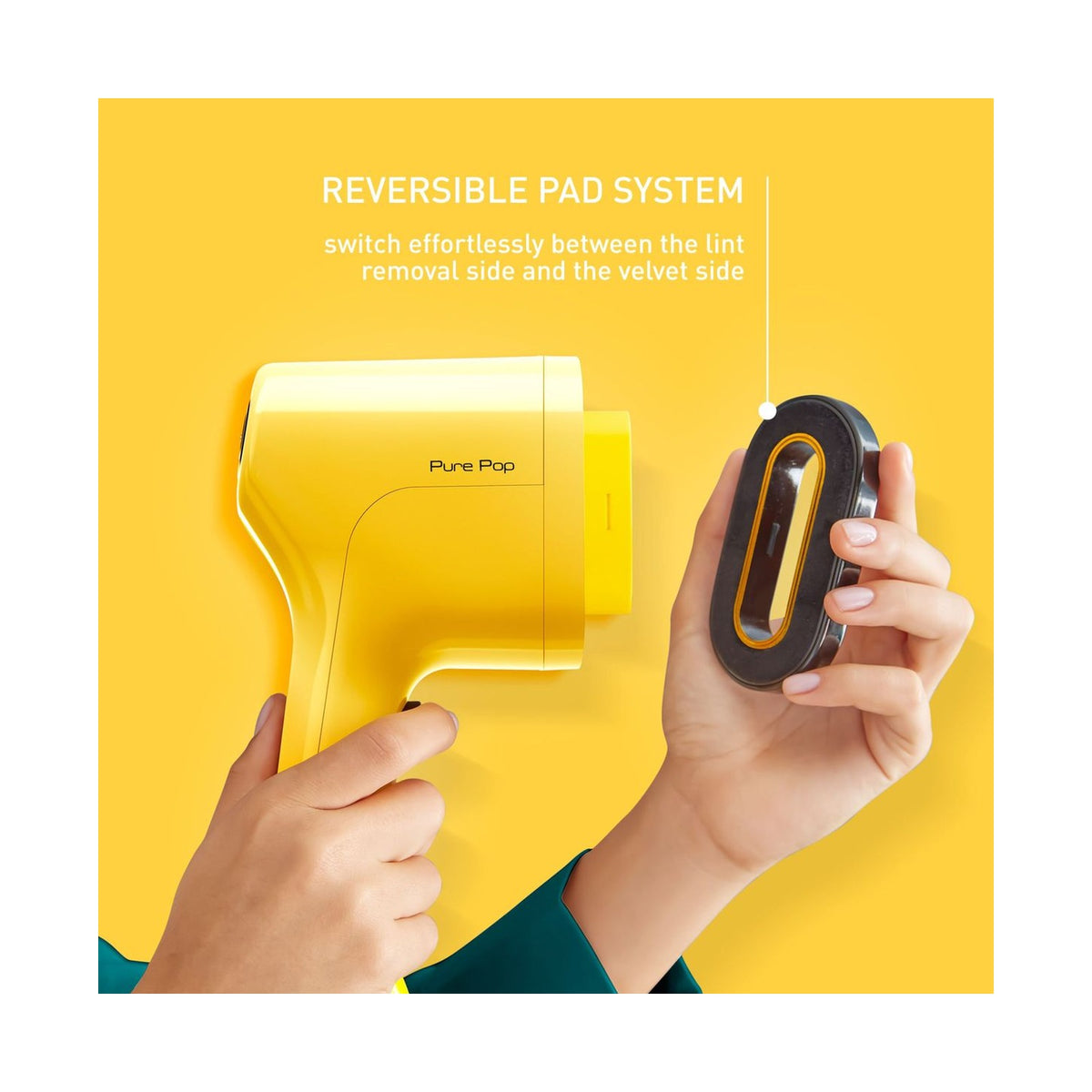 Tefal Pure Pop Handheld Garment Steamer Yellow DT2026E1