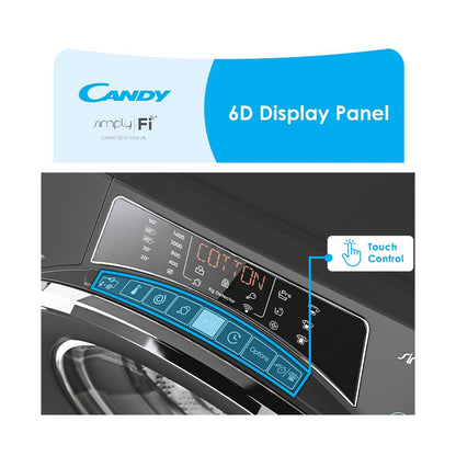 Candy 9kg + 6kg RapidO Anthracite WasherDryer Combo RO W4966DWHCR-ZA