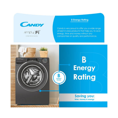 Candy 9kg + 6kg RapidO Anthracite WasherDryer Combo RO W4966DWHCR-ZA