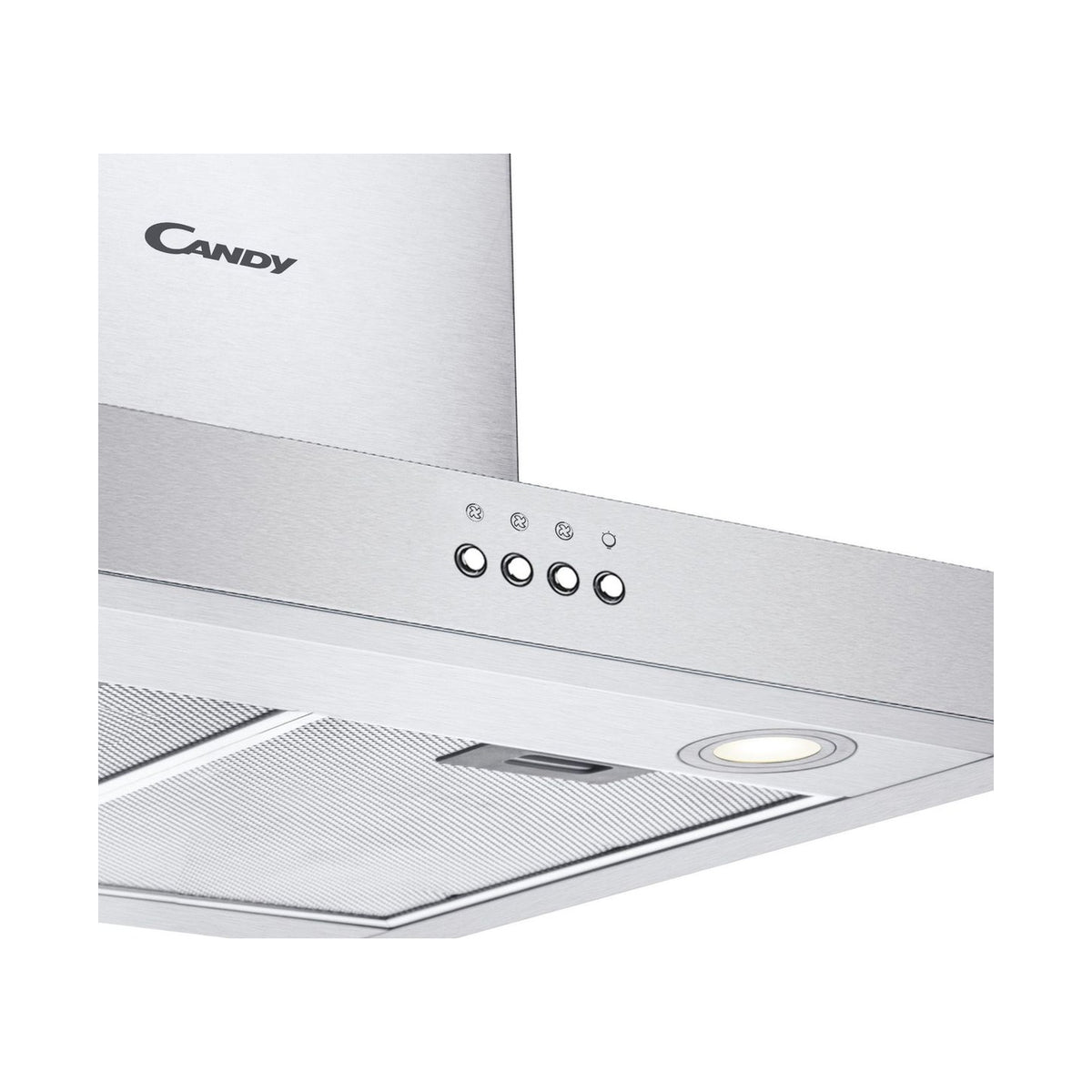 Candy 60cm Decorative Square Inox Extractor CMB655X
