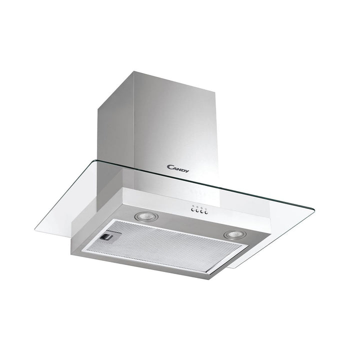 Candy 60cm Decorative Glass Inox Extractor CVM670LX