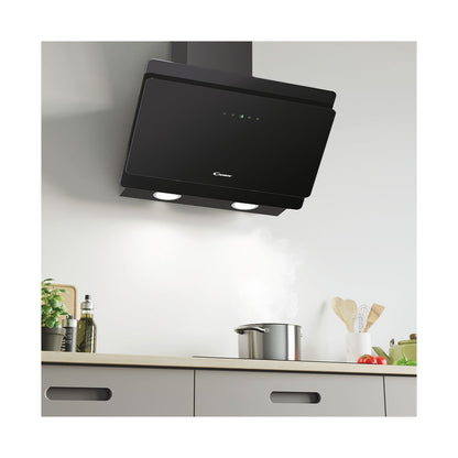 Candy 60cm Decorative Glass Black Extractor CVMA60N