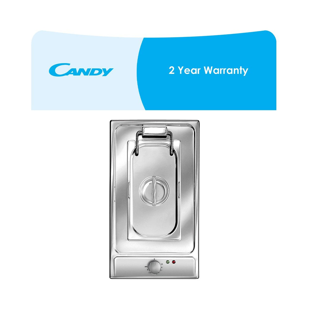 Candy 30cm Inox Frame Domino Deep FryerHob CDF30/1X