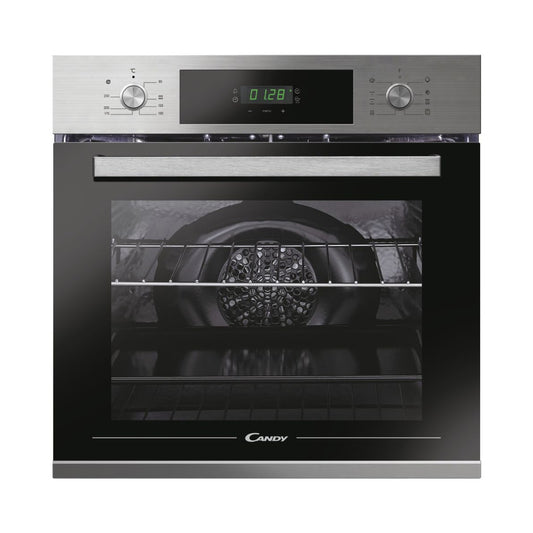 Candy 60cm Timeless Inox Oven 70L TwoKnobs and Display FCT625XL