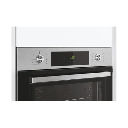 Candy 60cm Timeless Inox Oven 70L TwoKnobs and Display FCT625XL