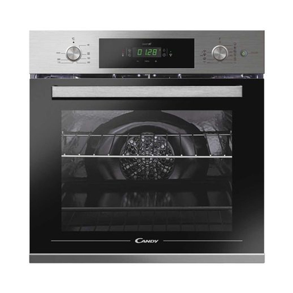 Candy 60cm Inox Oven 70L Aquativa CleaningWi Fi FCTS815XL WIFI