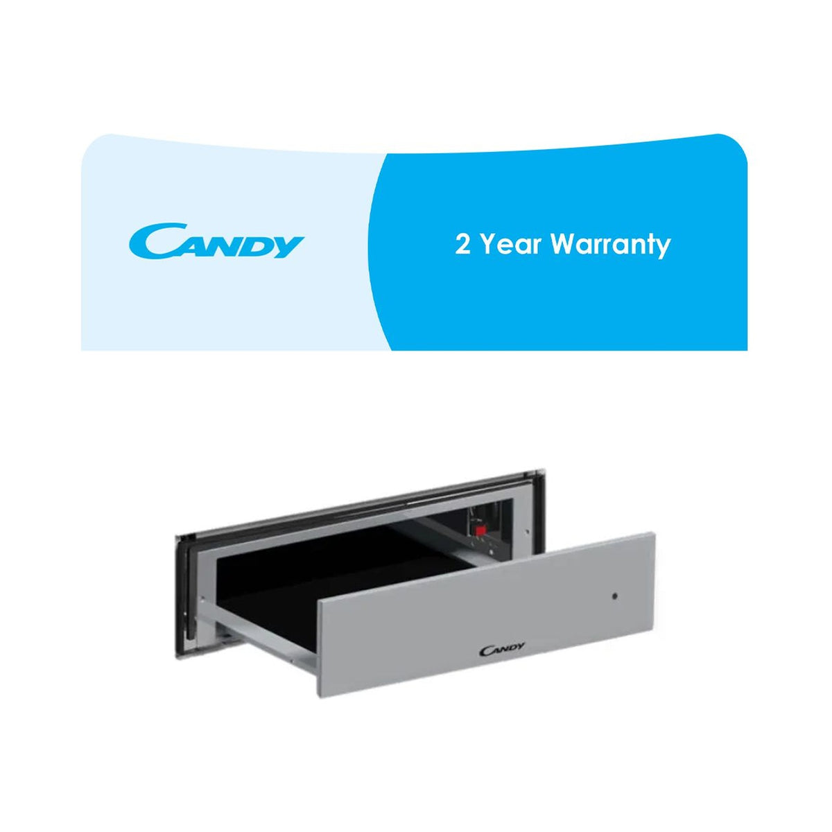 Candy Stainless Warmer Draw Built In CPWD140/2X