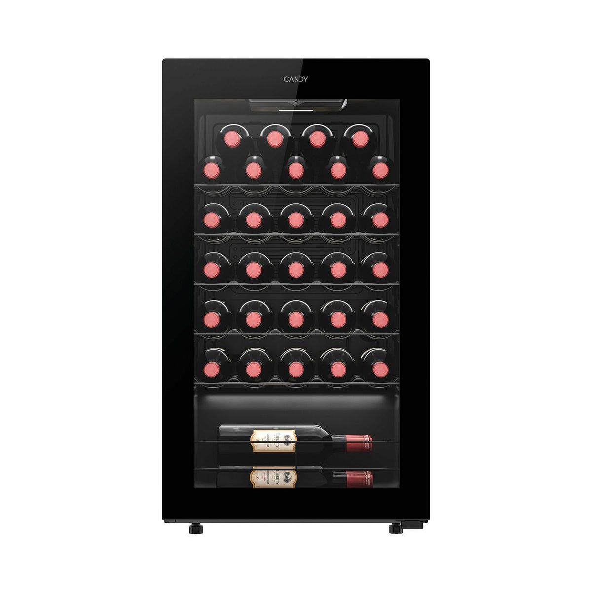 Candy Wine Cooler 33 bottle DivinoMonozone 5 steel wire shelves CNWQ2G33G1ZA