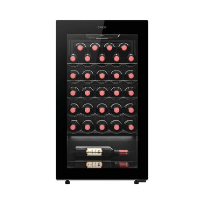 Candy Wine Cooler 33 bottle DivinoMonozone 5 steel wire shelves CNWQ2G33G1ZA