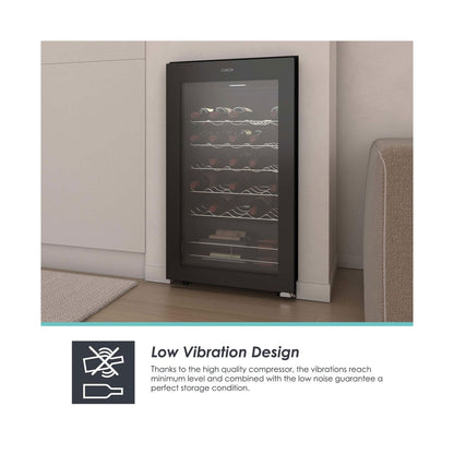 Candy Wine Cooler 33 bottle DivinoMonozone 5 steel wire shelves CNWQ2G33G1ZA