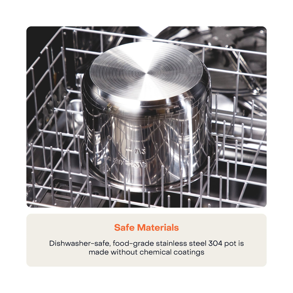 Nutricook Smart Pot 2 6L Pressure Cooker with 304 Stainless Steel Inner Pot
