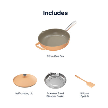 Nutricook 26cm Non-Stick Cast Aluminium One Pan - Canyon Sunset