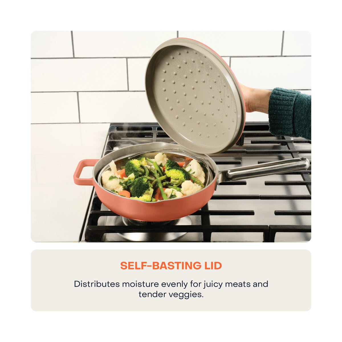 Nutricook 26cm Non-Stick Cast Aluminium One Pan - Canyon Sunset