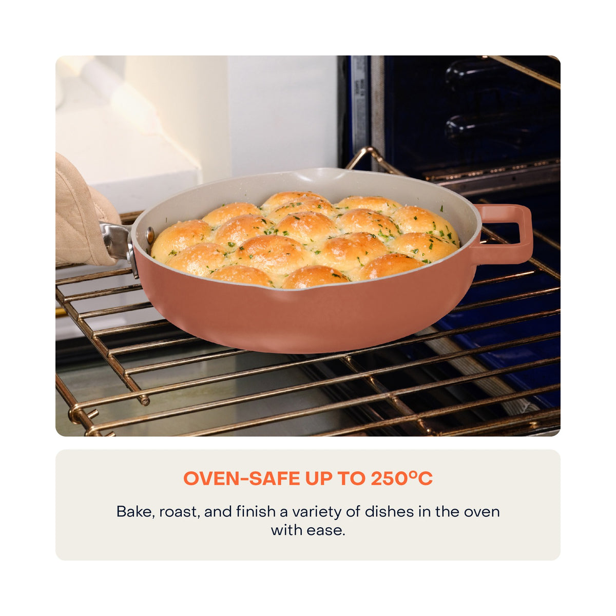 Nutricook 26cm Non-Stick Cast Aluminium One Pan - Canyon Sunset
