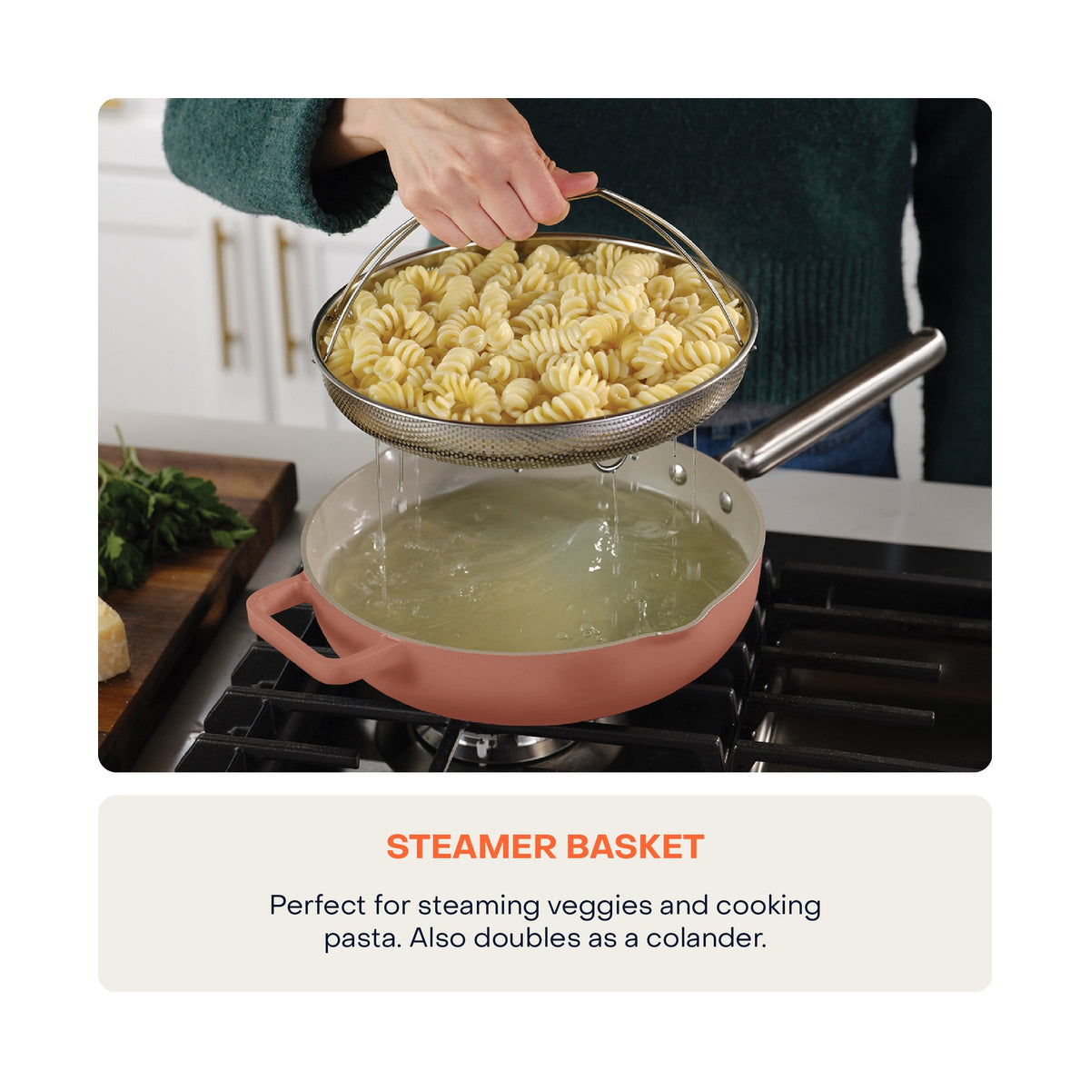 Nutricook 26cm Non-Stick Cast Aluminium One Pan - Canyon Sunset