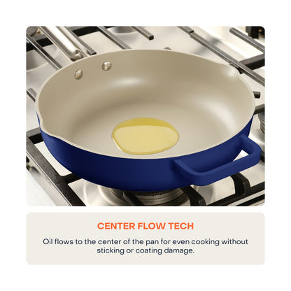 Nutricook 26cm Non-Stick Cast Aluminium One Pan - Serene Blue