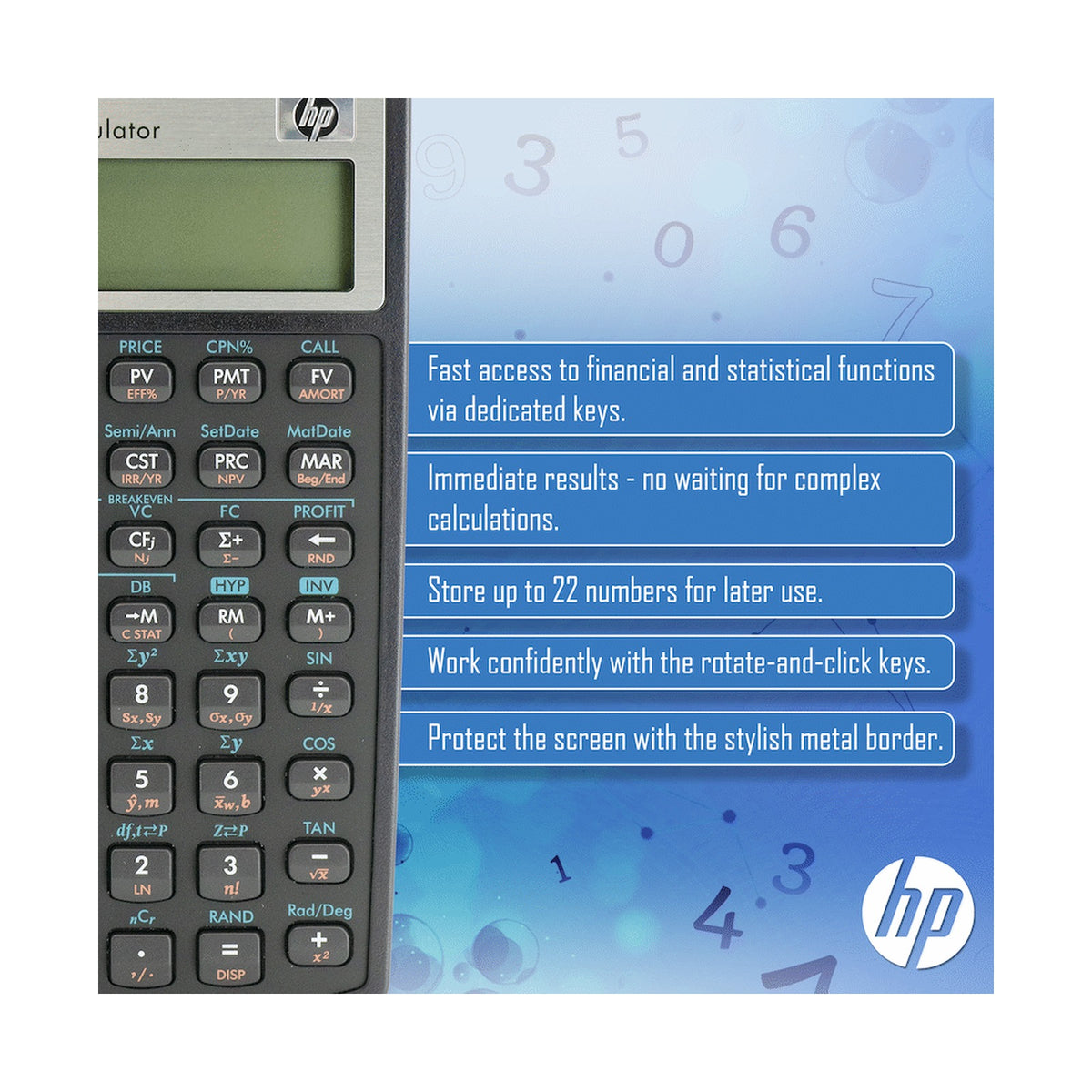 HP 10Bii+ - Business Calculator (Algebraic) - Non-Programmable
