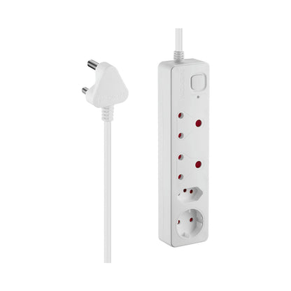 Nexon 4-Way Medium Surge-Protected Multiplug 0.5m - White