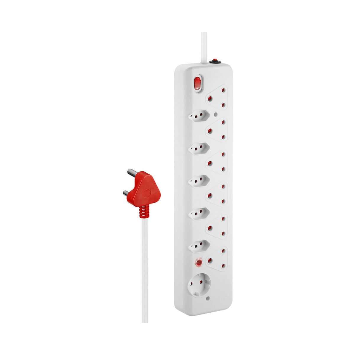 Nexon 12-Way Medium Surge Multiplug 0.5m - White