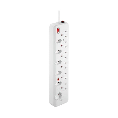 Nexon 12-Way Medium Surge Multiplug 0.5m - White