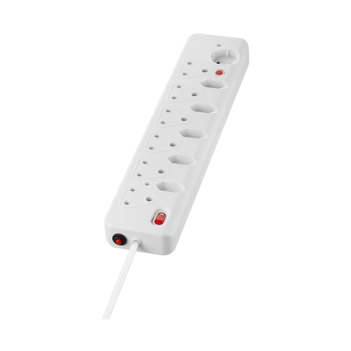 Nexon 12-Way Medium Surge Multiplug 0.5m - White