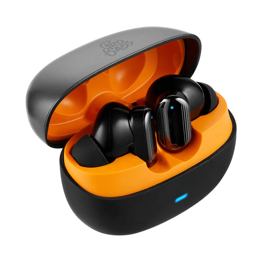Pro Bass Flex Series TWS Earphone - Black + Orange