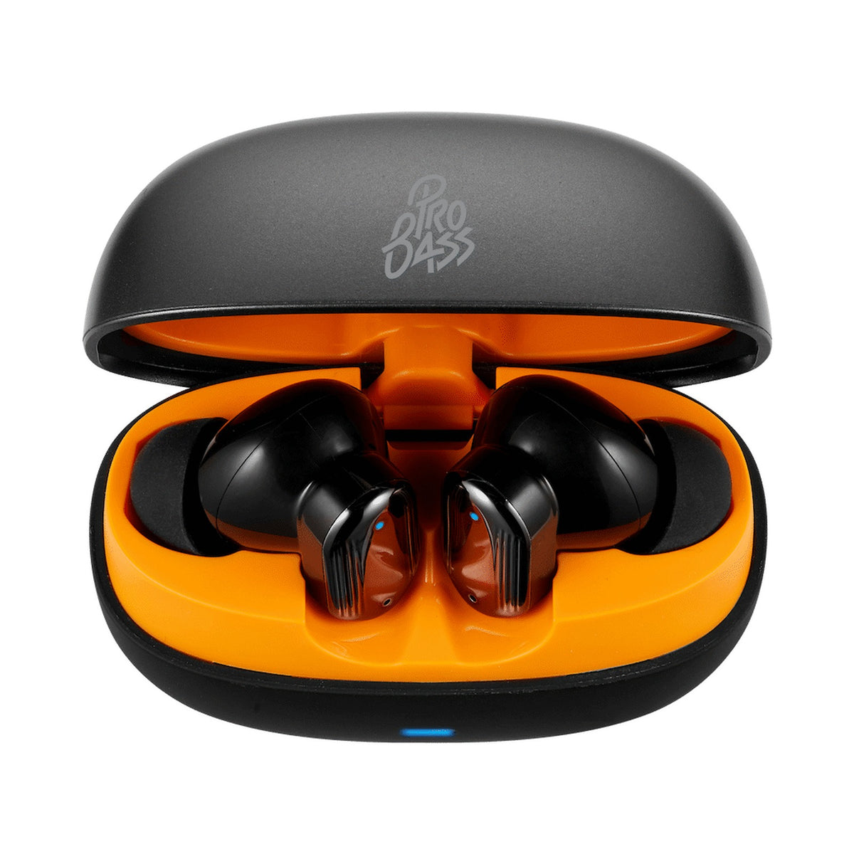 Pro Bass Flex Series TWS Earphone - Black + Orange