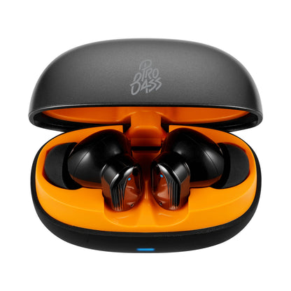Pro Bass Flex Series TWS Earphone - Black + Orange